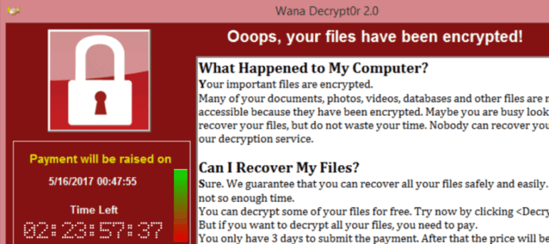 Erpresser-Trojaner WannaCry
