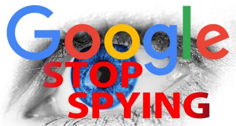 Google Spionage eindämmen