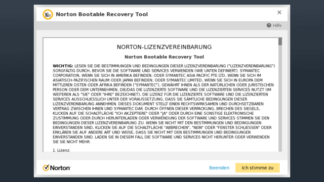 Norton Bootable Recovery Tool 3