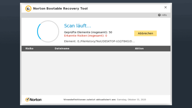 Norton Bootable Recovery Tool 7