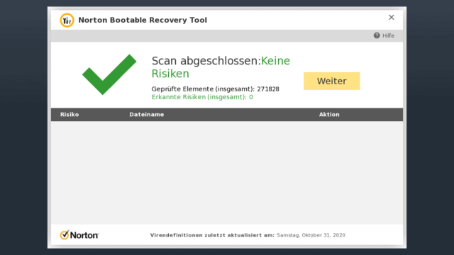 Norton Bootable Recovery Tool 8