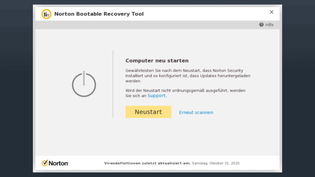 Norton Bootable Recovery Tool 9